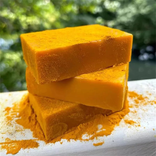 🧼JABÓN DE CÚRCUMA Y ÁCIDO KÓJICO PARA EL ACNÉ