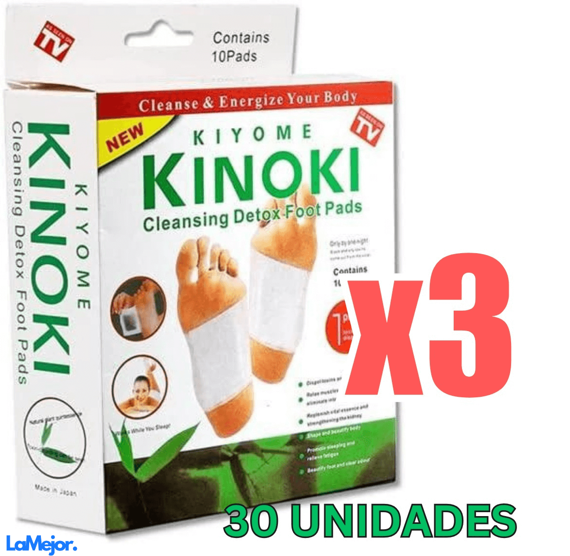 Parches Kinoki Detox  🍃 Promo 3x1