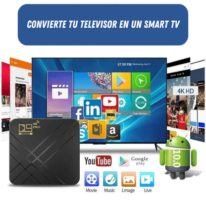 Tv Box Smart Pro +1000 Canales HDTV 4K